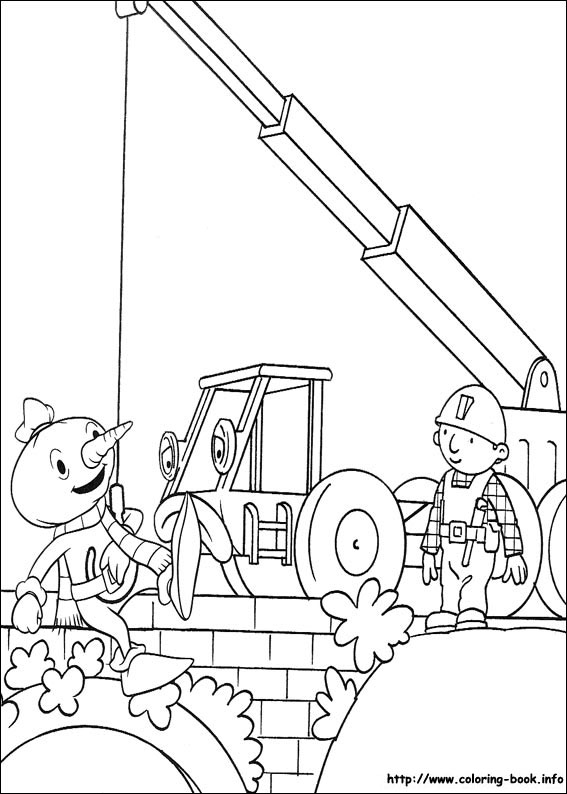 Bob the Builder coloring picture